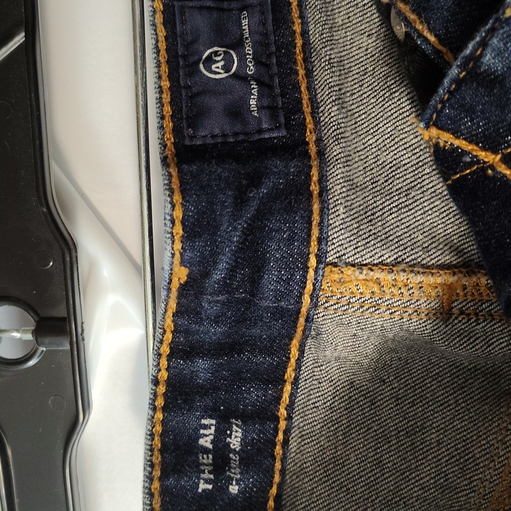 AG Adriano Goldschmied The Ali A - Line Mini Skirt Size 26R - Picture 6 of 6